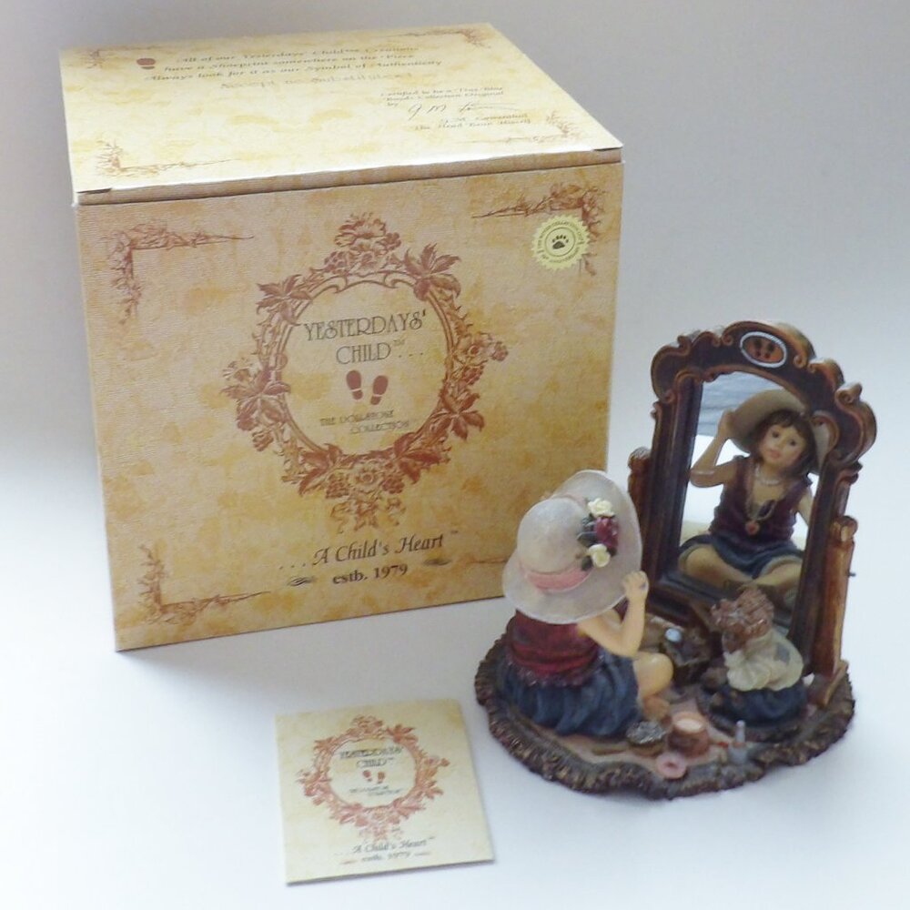 Yesterdays Child Vintage BOYDS BEARS Figurine Miranda Pretty As A Picture #3548